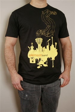 Element Band Men's Tshirt Gray